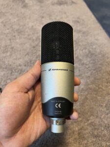 A high quality microphone for studio recording